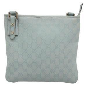 Gucci Blue Canvas shoulder